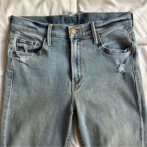 Mother Insider Crop Step Fray jeans Chatterbox - Picture 13 of 16